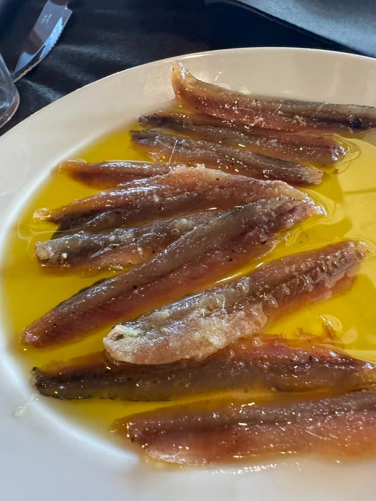 Anxoves en oli d'oliva