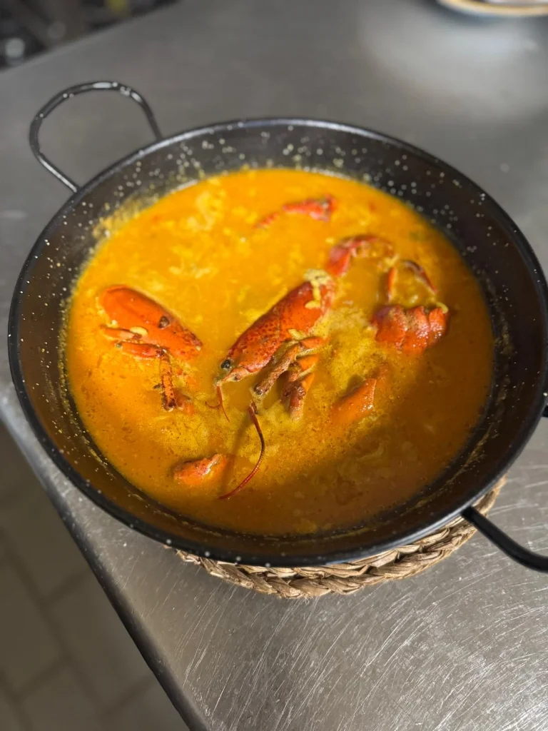 Arroz caldoso con bogavante