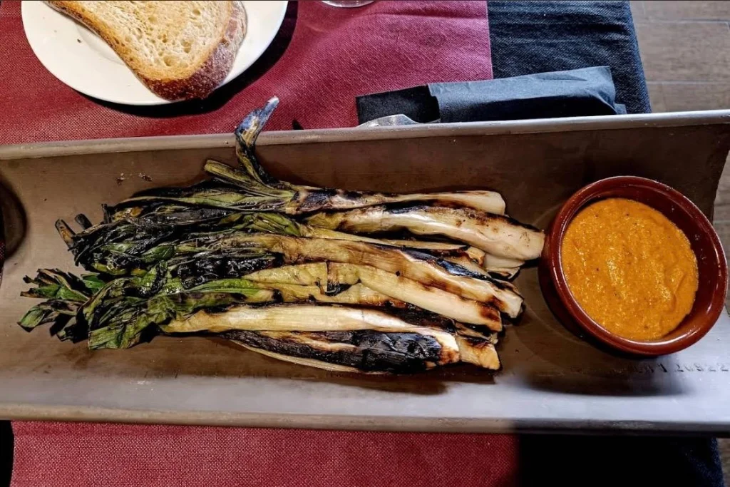 Calçots a la brasa